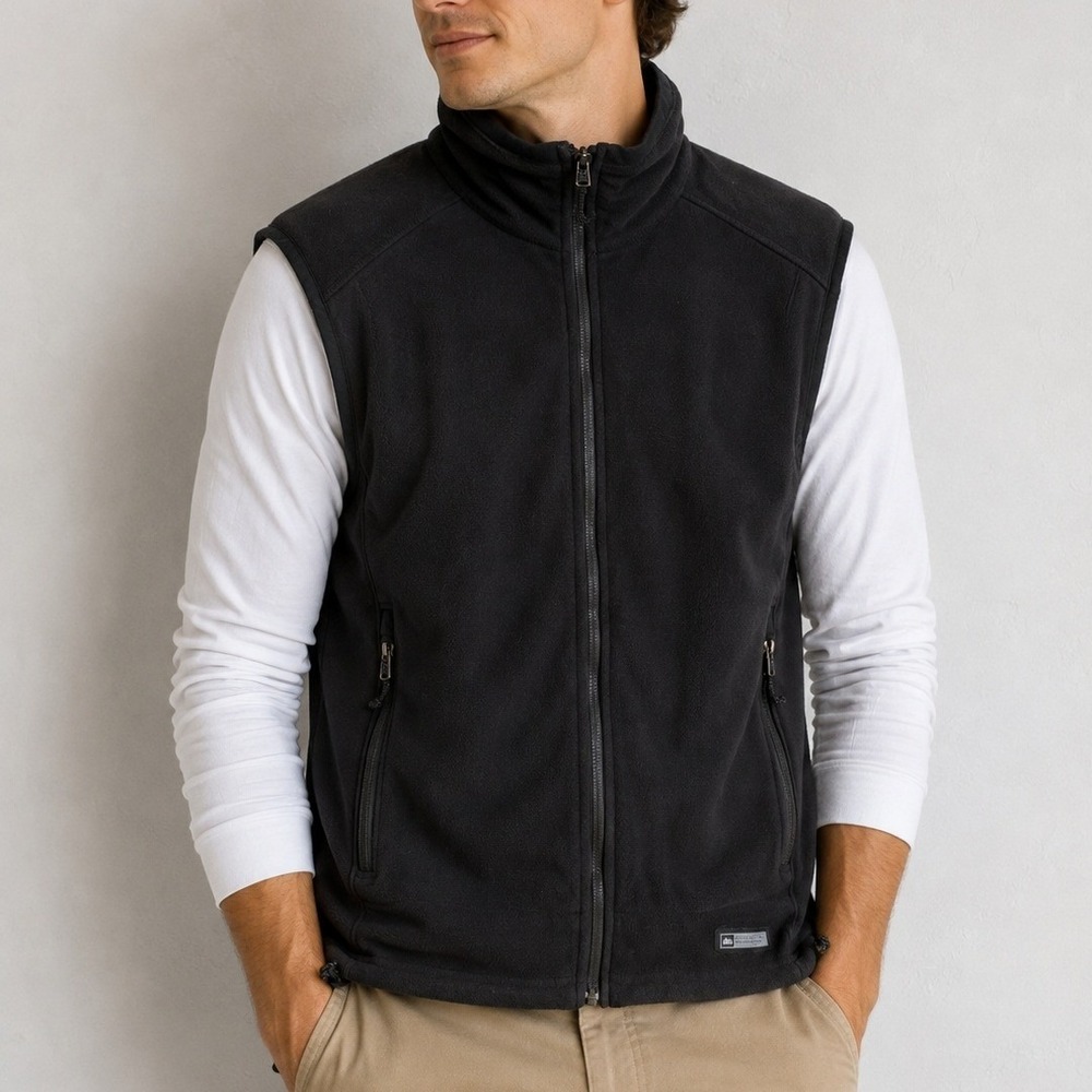 REI Wind Pro Full Zip Fleece Vest Outdoors Gorpcore Hiking Utility Granola Sport